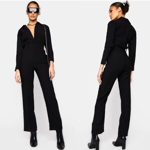 WeWoreWhat Utility Twill Zip Jumpsuit size S